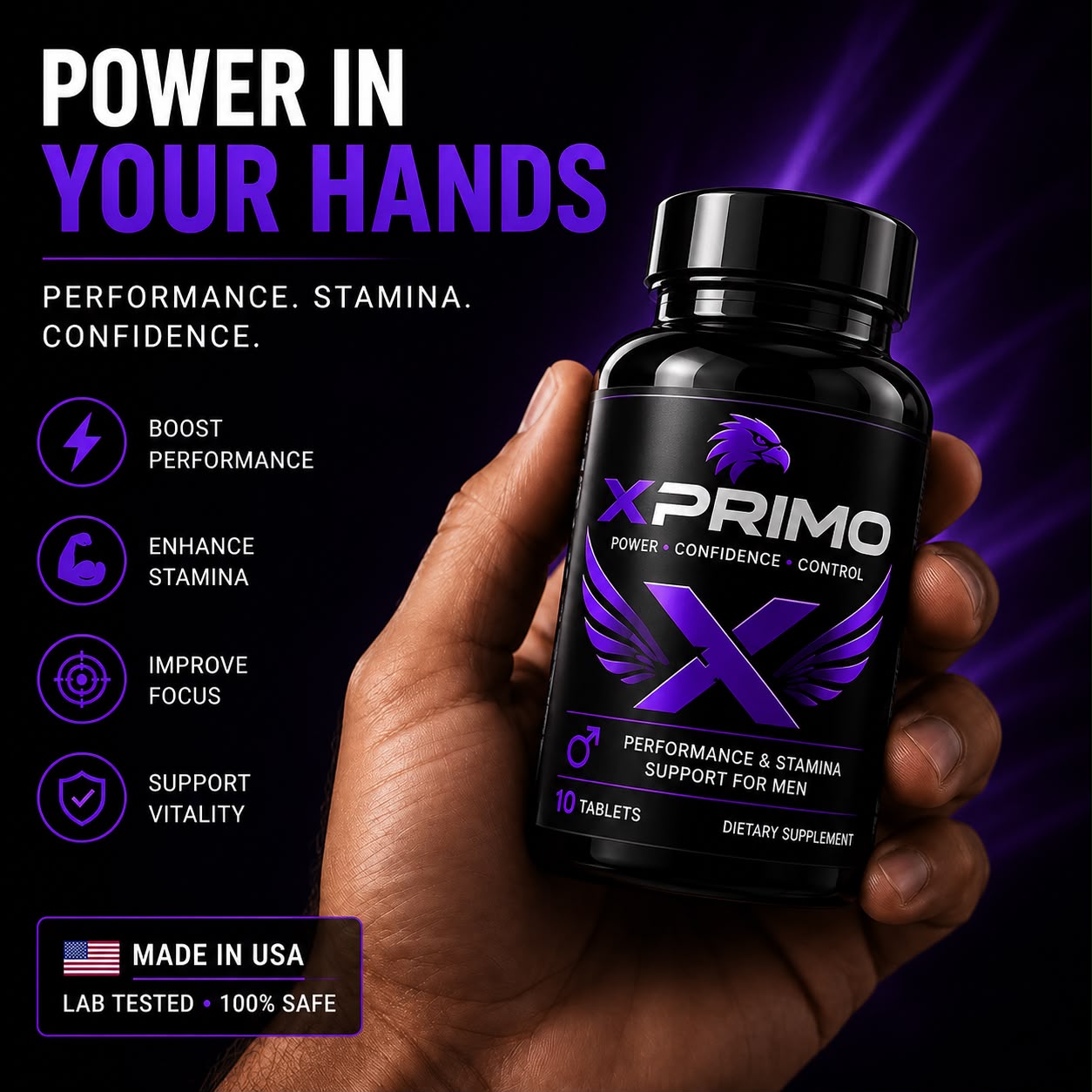 Xprimo Max Power Tablets for Men